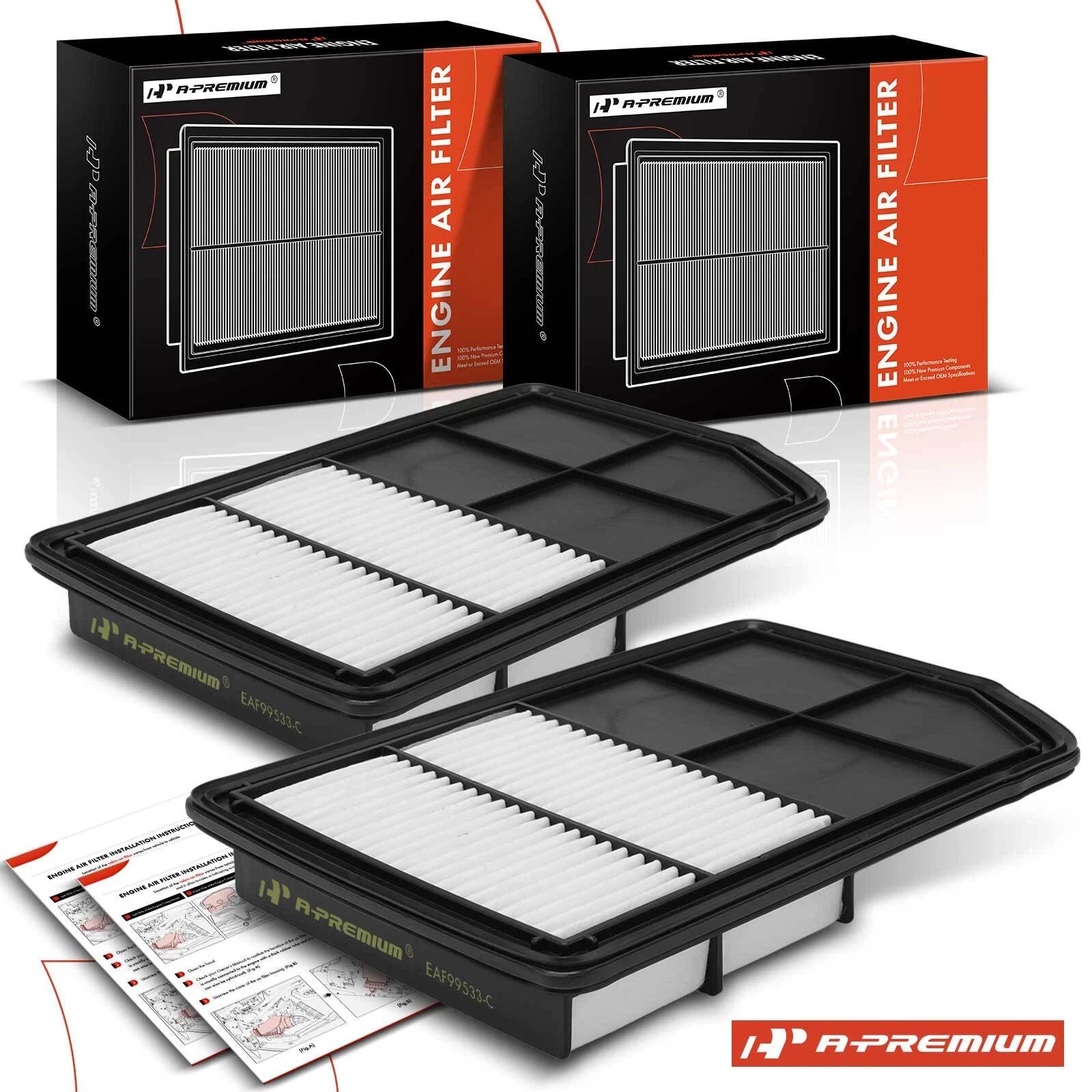 2X Engine Air Filter for Mitsubishi Outlander (2018–2022)