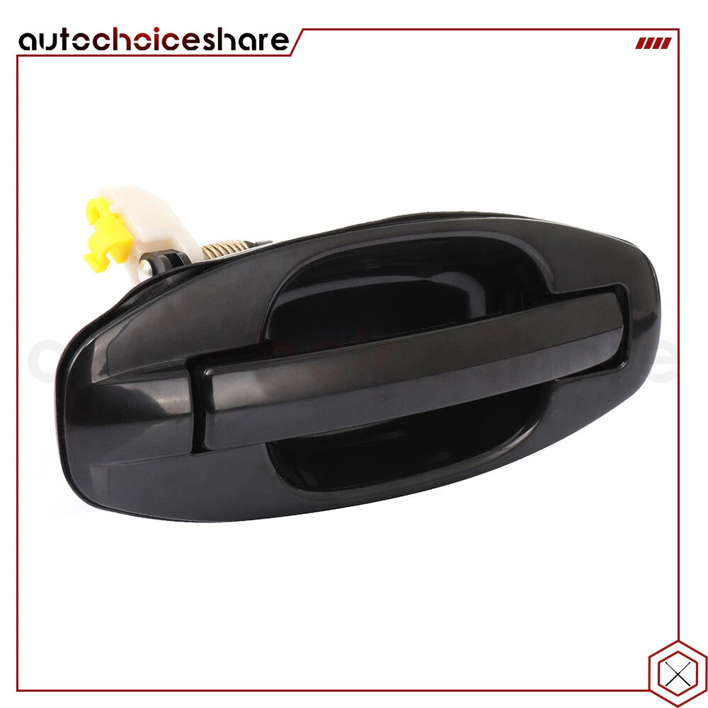 Rear Right Exterior Door Handle for Hyundai Santa Fe (2001-2006) Black