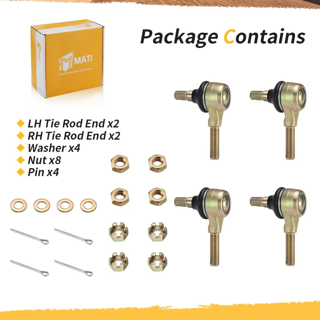 Tie Rod End Kit LH + RH for Polaris RZR 170 (2009–2021) 0454599 0454600