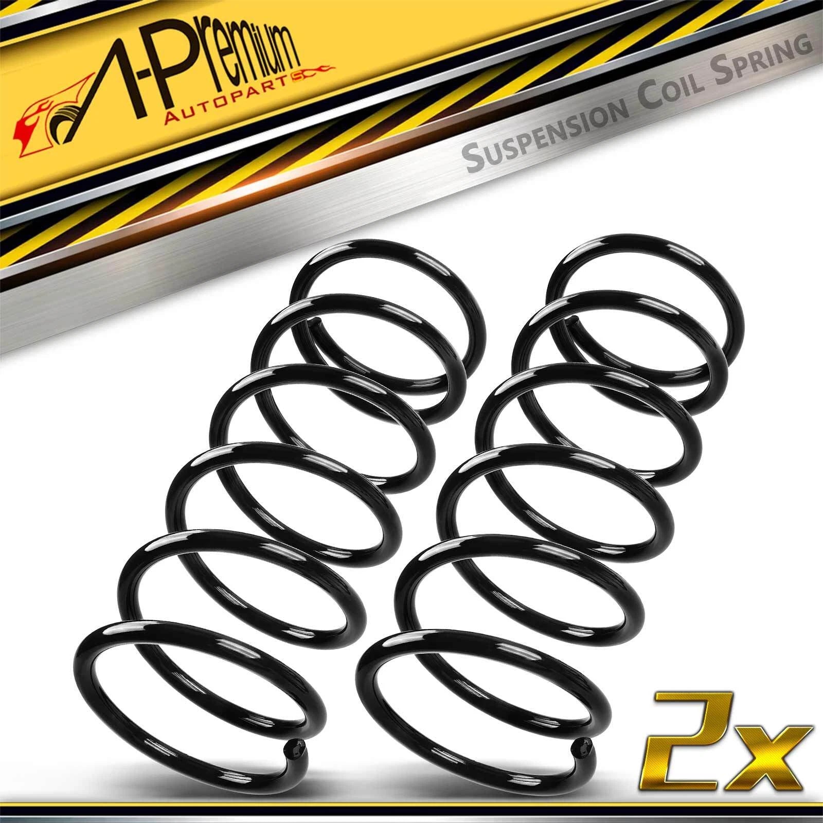 2X Front Coil Springs for Ford Focus SE ZTW (2001–2004) Constant Rate