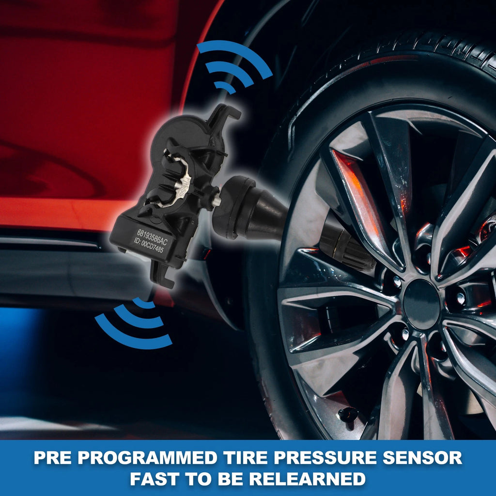 Tire Pressure Sensor 68193586AC for Jeep Renegade (2015–2016) 433MHz