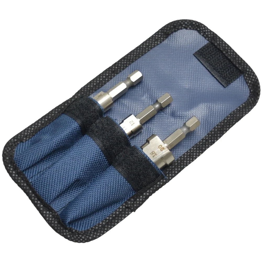 3X Step Drill Bit Set HSS 4241 Hexagonal Shaft for Metal Wood Plastic