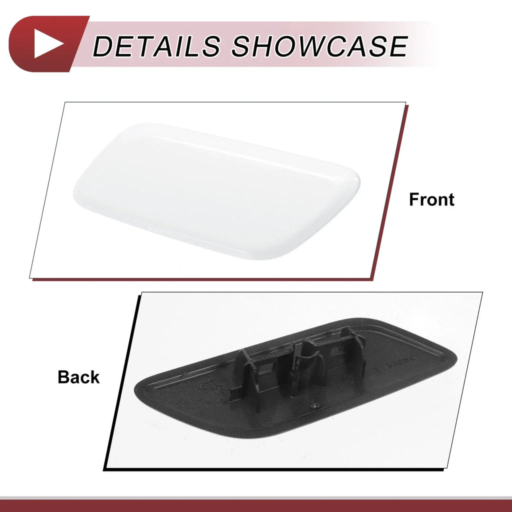 Front Left Washer Nozzle Cover for Lexus LX570 (2013-2015) - White 1 x Cap