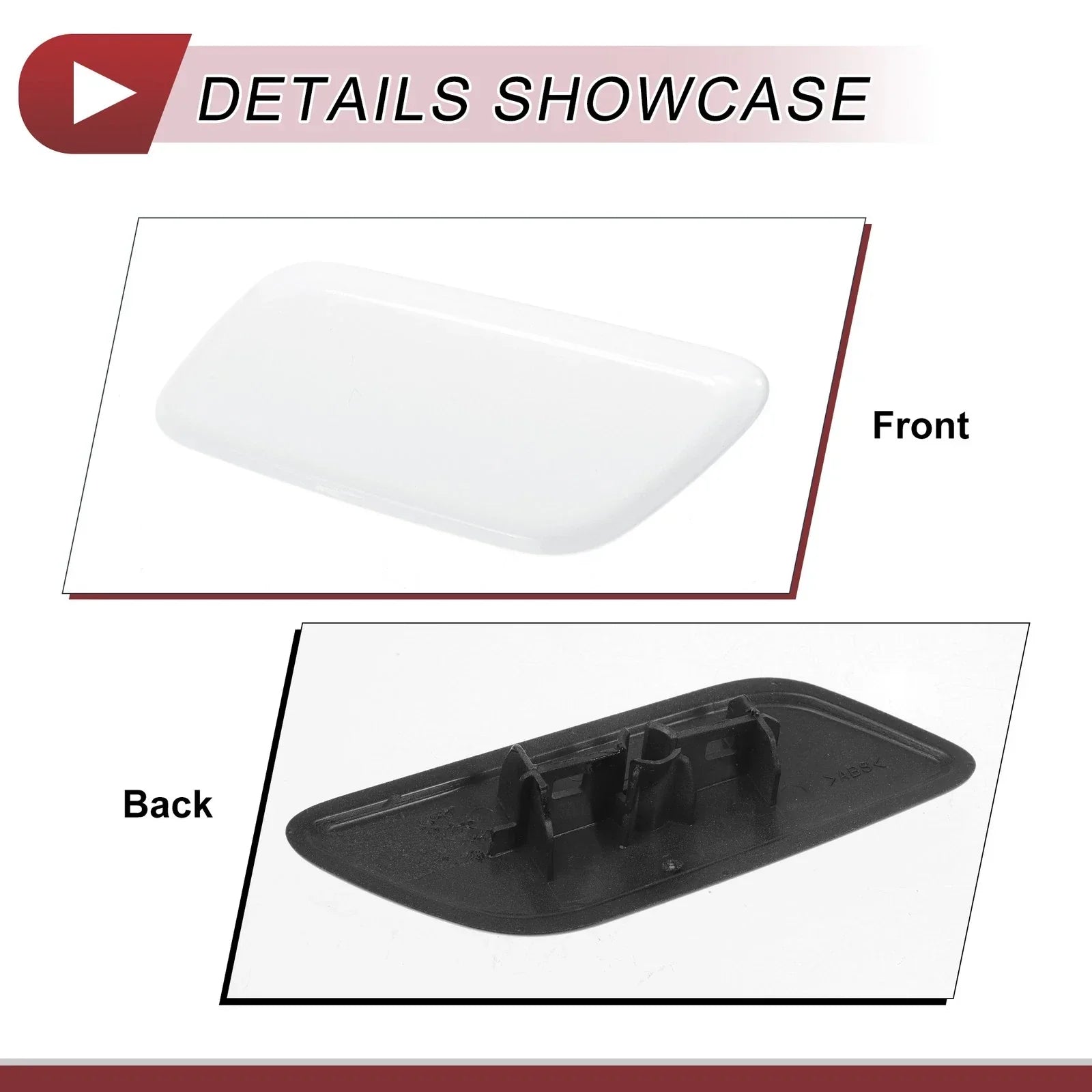 Front Left Washer Nozzle Cover for Lexus LX570 (2013-2015) - White 1 x Cap