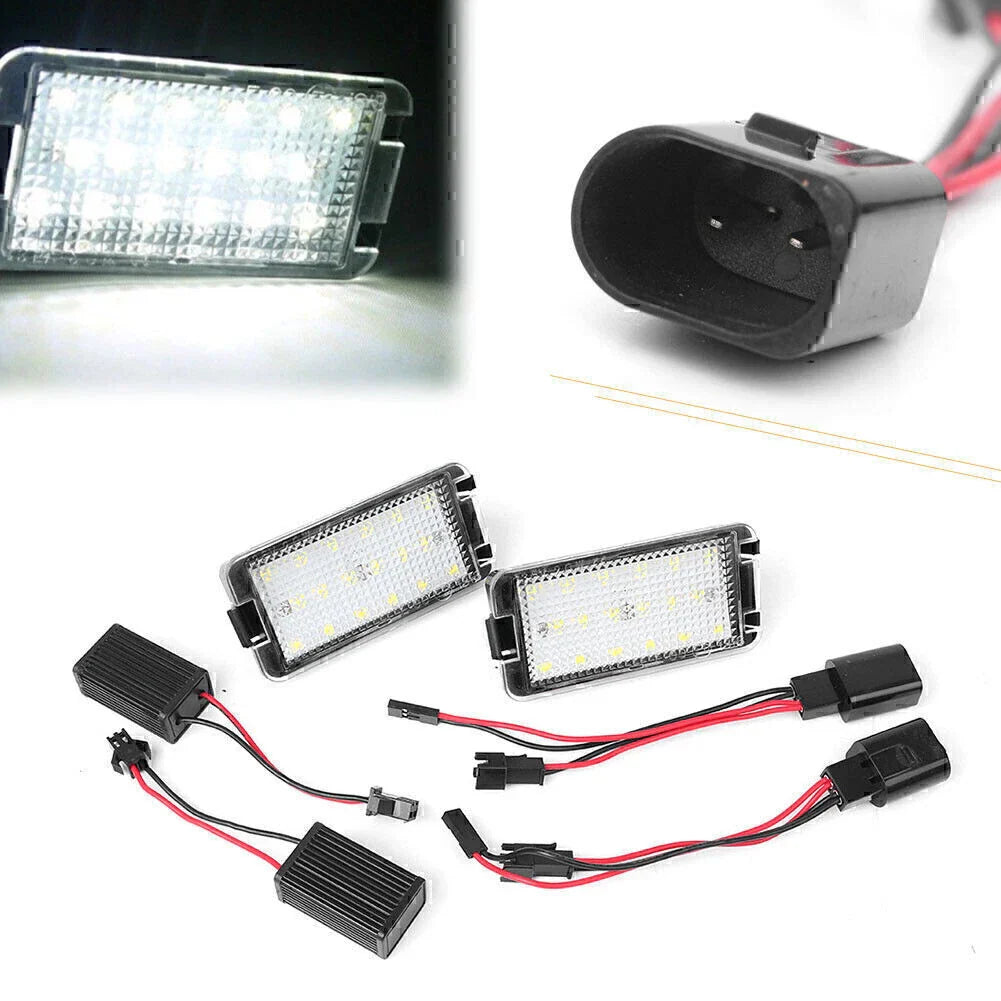LED License Plate Lights for Seat Arosa Ibiza Cordoba Leon Toledo (2003-2009)