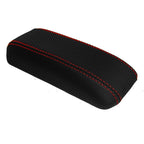 Console Armrest Cover for Honda Civic (1996–2000) PVC Carbon Red Stitch