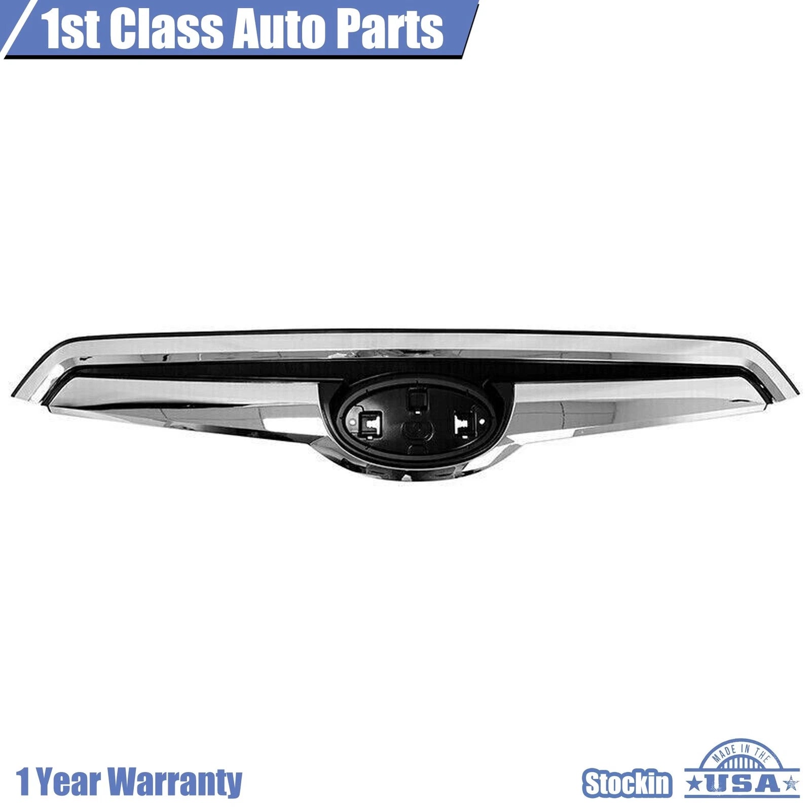 Chrome Trim Front Bumper Upper Grille for Subaru Forester (2019-2021)