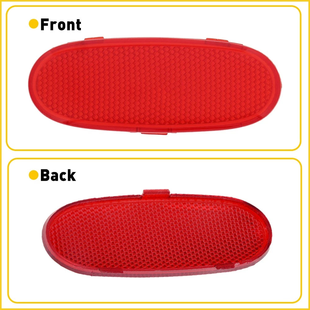 2X Front Door Reflector Panel Cover for Dodge Ram 1500 2500 3500 (2002-2009)