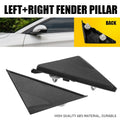 2X Side View Mirror Fender Corner Trim Covers for Hyundai Elantra