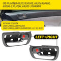 Set of 2 Chrome Inner Door Handles for Toyota Camry (2002–2006)
