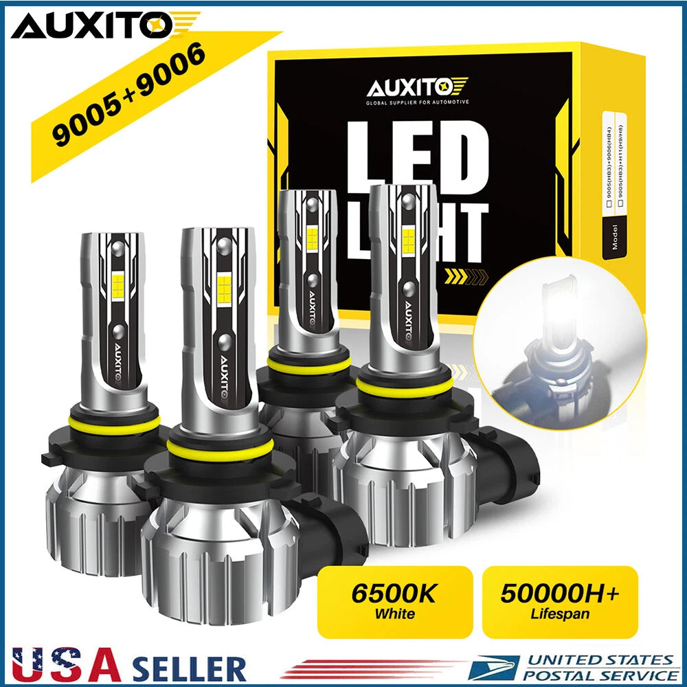 AUXITO 9005 9006 LED Headlight Bulbs Combo for