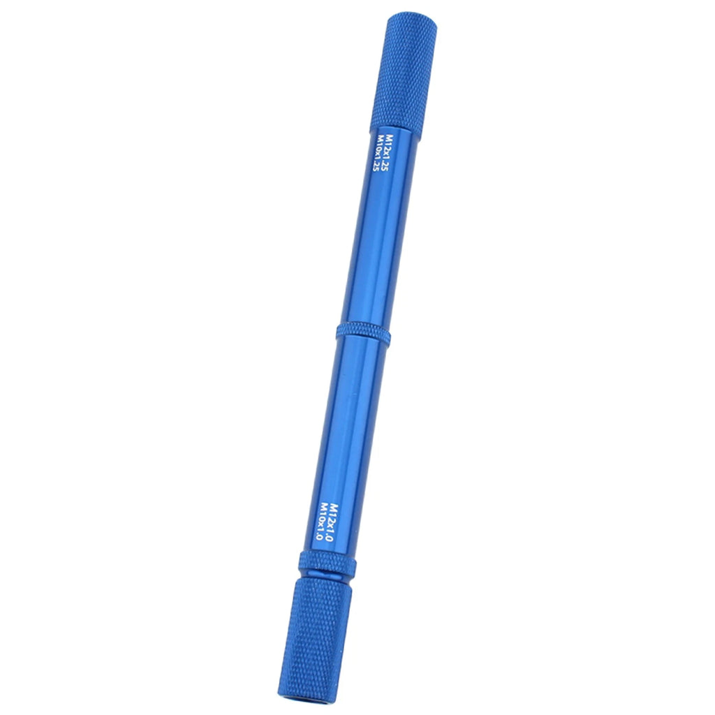 Universal Motorcycle Fork Bleed Tool for Suspension Repair - Blue