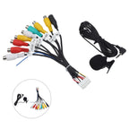 Aux Adapter Cable with RCA Output and Microphone for Junsun Car Radio