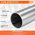 24" Straight & V-Bend Connecting Pipe Kit for Mild Steel (Fits )