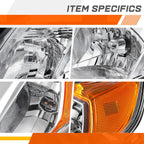 Headlight Lamp Replacement for Subaru Forester (2009–2013) Chrome Housing