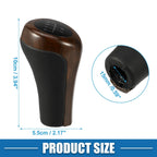 5 Speed Automatic Transmission Gear Shift Knob for BMW  Black Red Wood