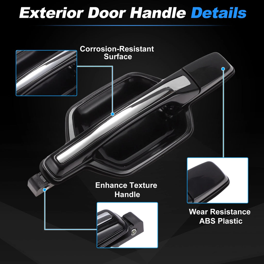 Rear Left Exterior Door Handle No.MR436913 for Mitsubishi Montero (2001–2006)