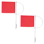 Set of 2 Wind Indicator Flags for Universal Use (5-1/2" x 4-1/8")