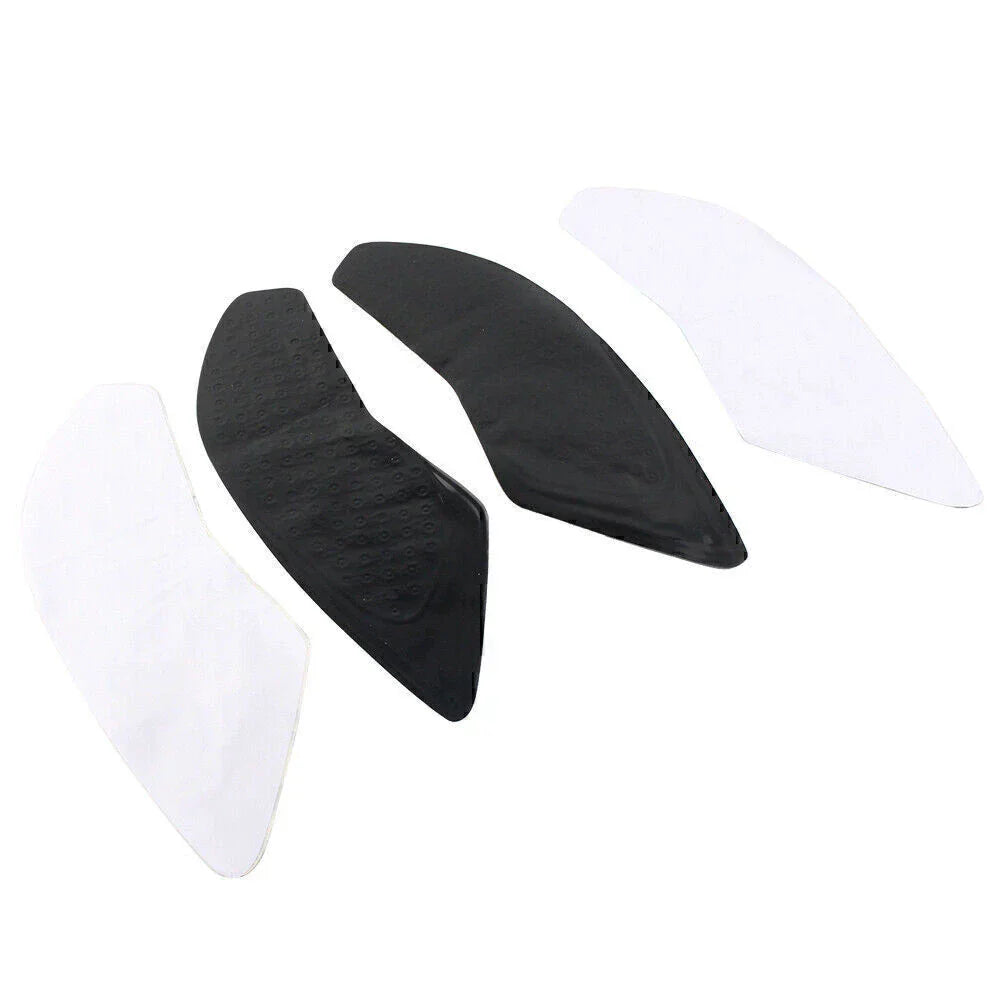 Black Tank Traction Side Pad Decals for Yamaha YZF-R1 (2015-2016)