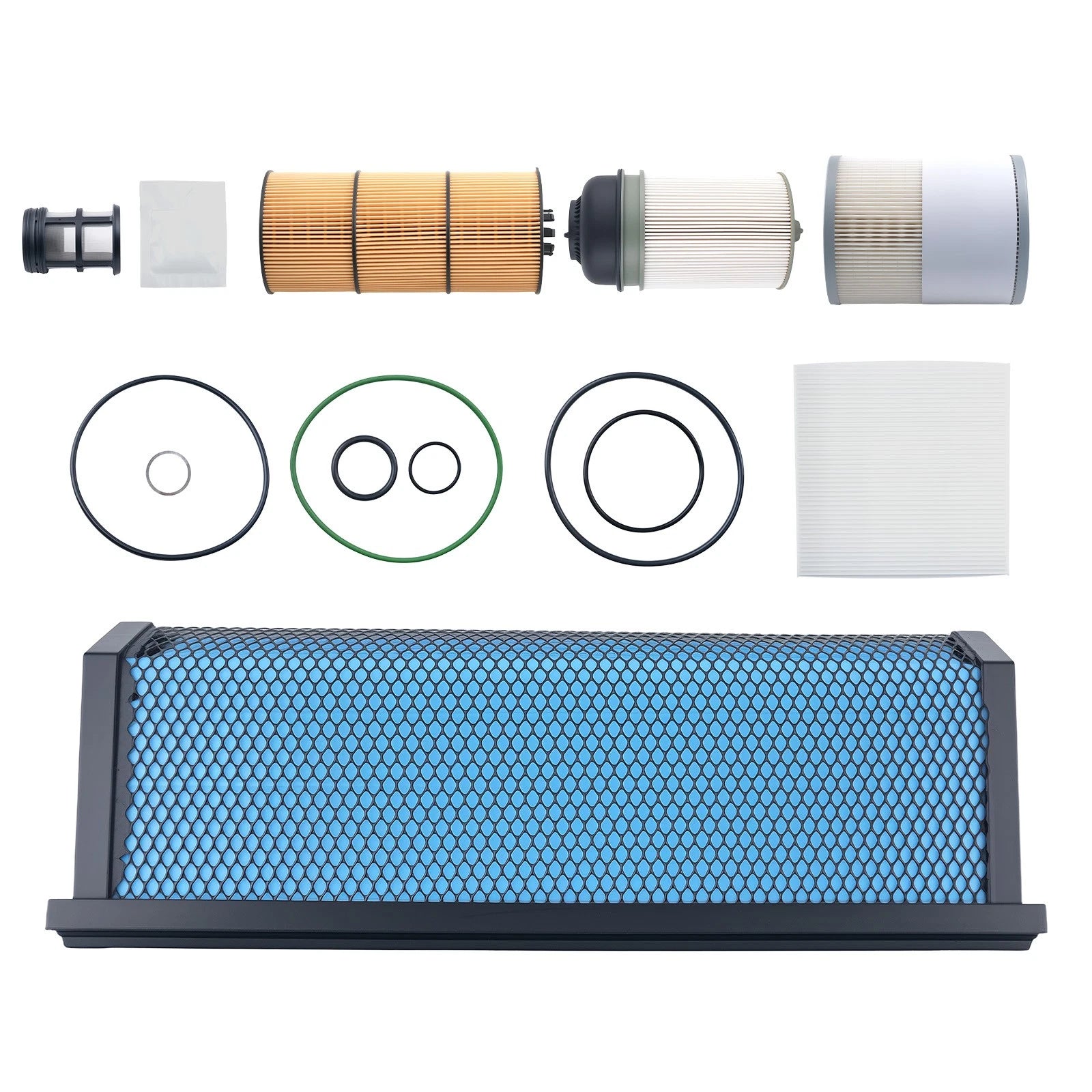 Engine Air Filter Kit for Freightliner Cascadia DD13 DD15 DD16 (2010–2023)