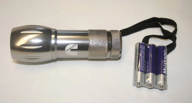 LED Flashlight for Cummins (Pocket Mini Light, Aluminum, 9 Diodes)