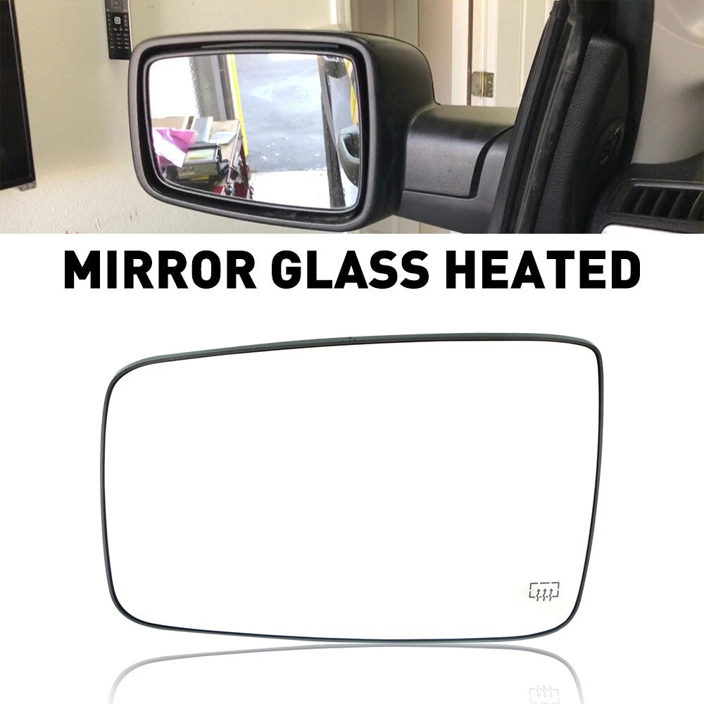 Power Heated Exterior Signal Mirror Glass for Dodge Ram 1500 2500 (2002–2010)