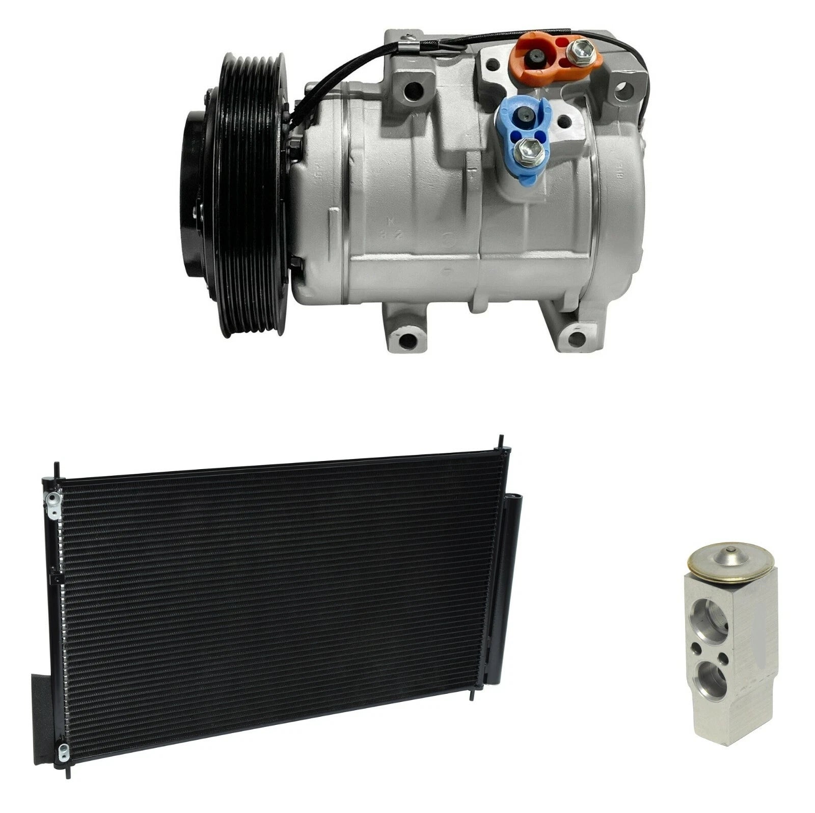A/C Compressor Kit With Condenser for Honda Odyssey 3.5L (2006–2010)