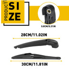 Rear Wiper Arm & Blade Kit for Fiat 500 (2012-2019)