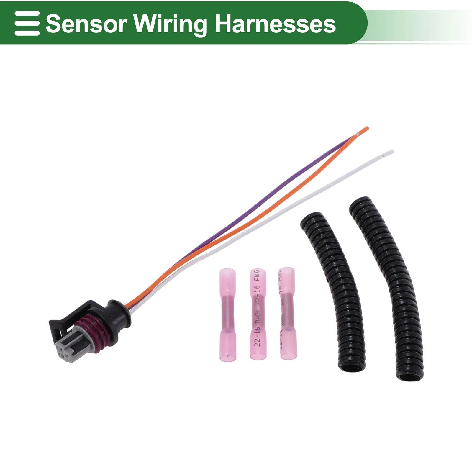 Set of 3 Pin Sensor Wiring Harnesses for Ford E-350 (1995–2010) No. 904222