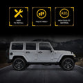 Water Rain Diverter Slot Guard for Jeep Wrangler JK (2007–2017)