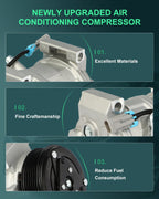 A/C Compressor for Chevrolet Express GMC Savana Silverado (2007–2009)