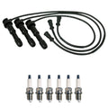 NGK 7mm Wire Set & Denso Spark Plug Kit for Sedona XG300 (2002–2006)