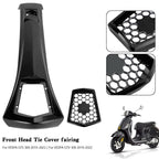 Front Head Cover Tie for Vespa GTS 300, GTV 300 (2019–2022) Black