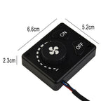 Parking Heater Control LCD Knob Switch for Diesel Air (12V 24V)