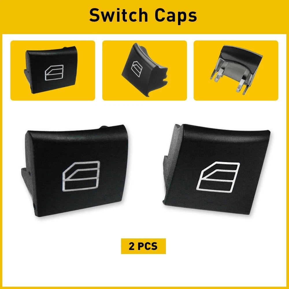 Window Switch Repair Button Cap Cover for Mercedes ML GL R (2006–2012)