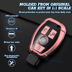 Remote Key Fob Cover Shell for Mercedes B C E G SLK (2010-2017)