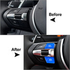 Steering Wheel Mode Switch Button Cover for BMW 1 2 3 4 5 6 Series X5 X6
