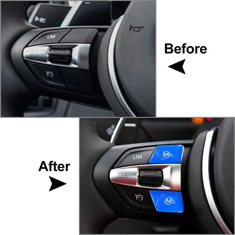 Steering Wheel Mode Switch Button Cover for BMW 1 2 3 4 5 6 Series X5 X6
