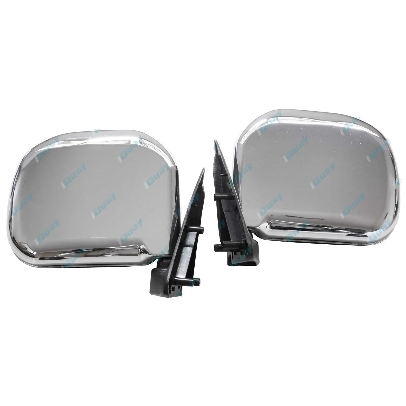 LH+RH Chrome Manual Door Mirror Pair for Toyota Hiace LH103 RZH103/113/125 89-05