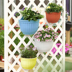 Set of 2 Wall Hanging Planters for Indoor Outdoor Use
