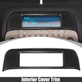 Black Carbon Fiber CD Panel Sticker Trim for Chevrolet Camaro (2010–2015)