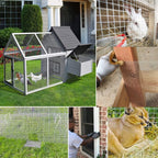 Set of 4 Galvanized Chicken Wire Fence Rolls 36" x 100'