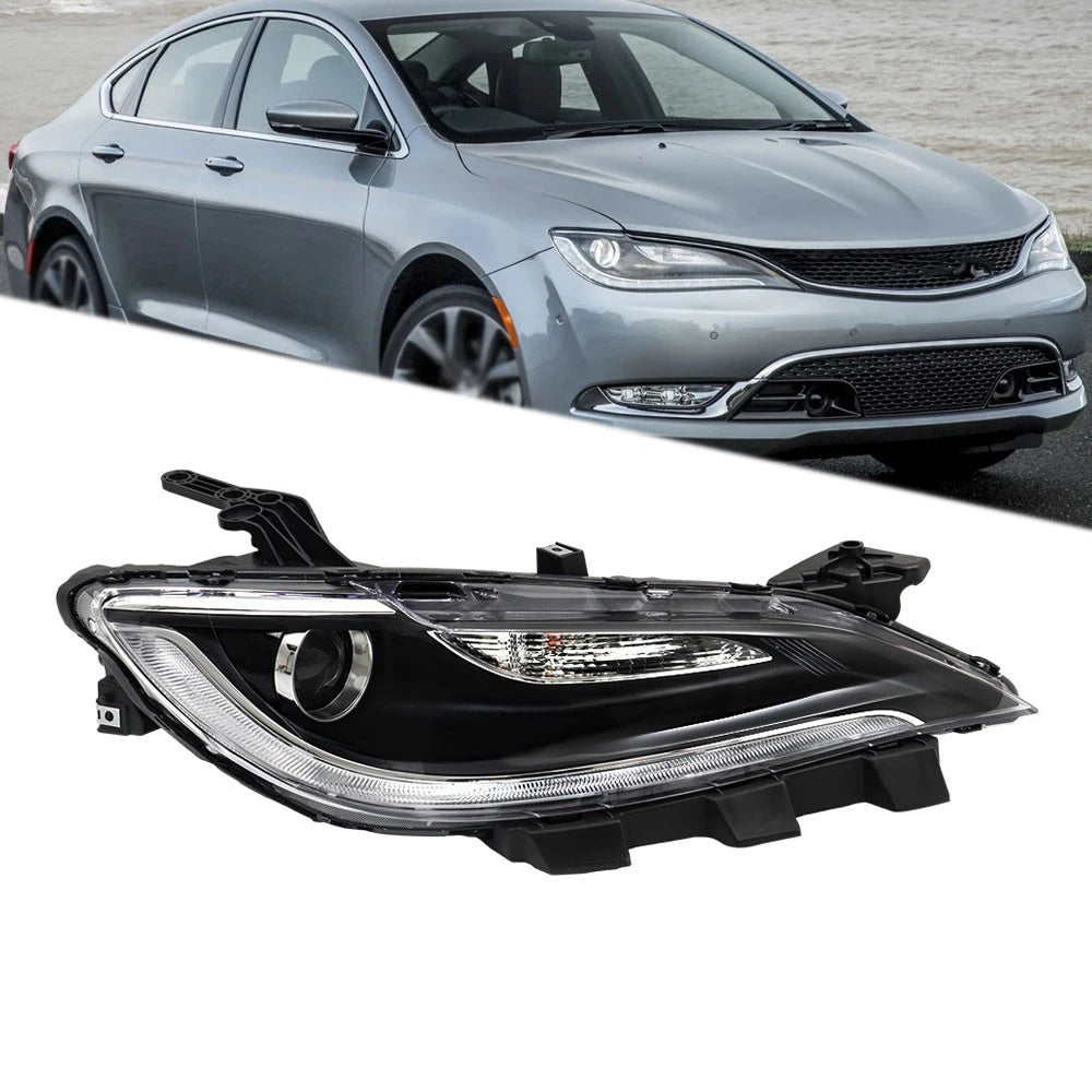 Headlight for Chrysler 200 (2016â2017) Halogen Passenger Side