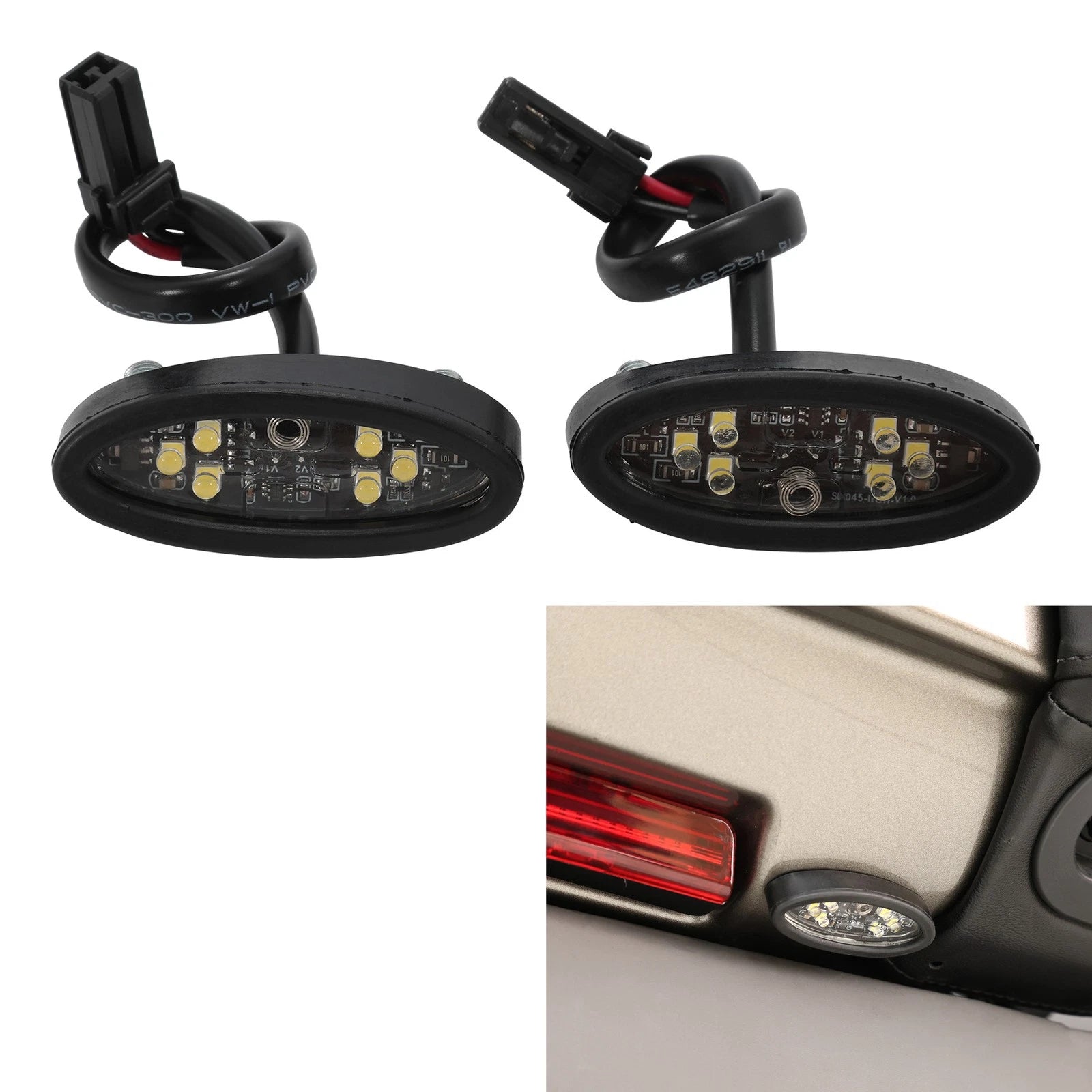 Rear Trunk LED Lights Kit for Harley Touring Electra Glide (2014–2025)