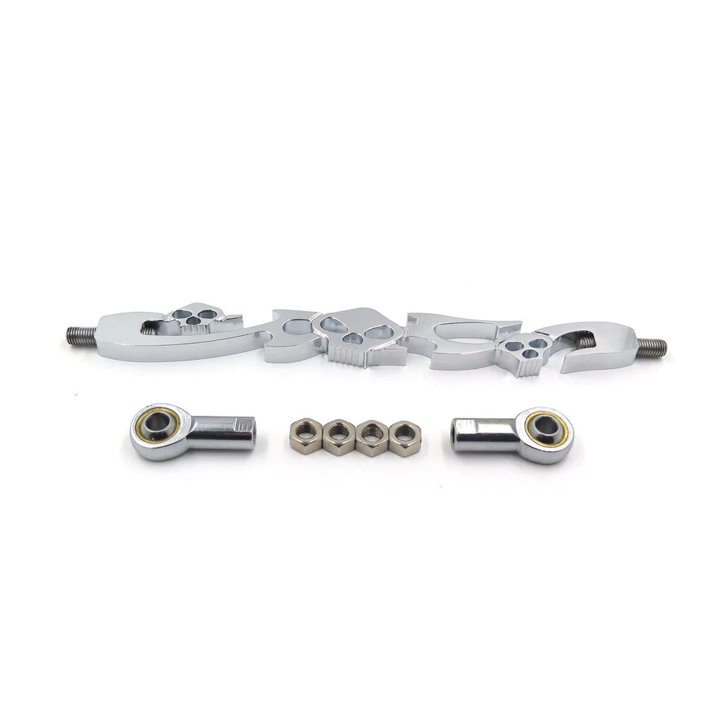 Chrome Skull Billet Shift Linkage for Harley Davidson Softail FXST (1990–2023)