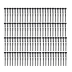 100Pc 1/4" Hole Flare Bumper Rivet Clips for Chrysler Jeep (2007-2018)