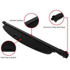 Rear Cargo Security Trunk Cover for Jeep Grand Cherokee (2022–2024)