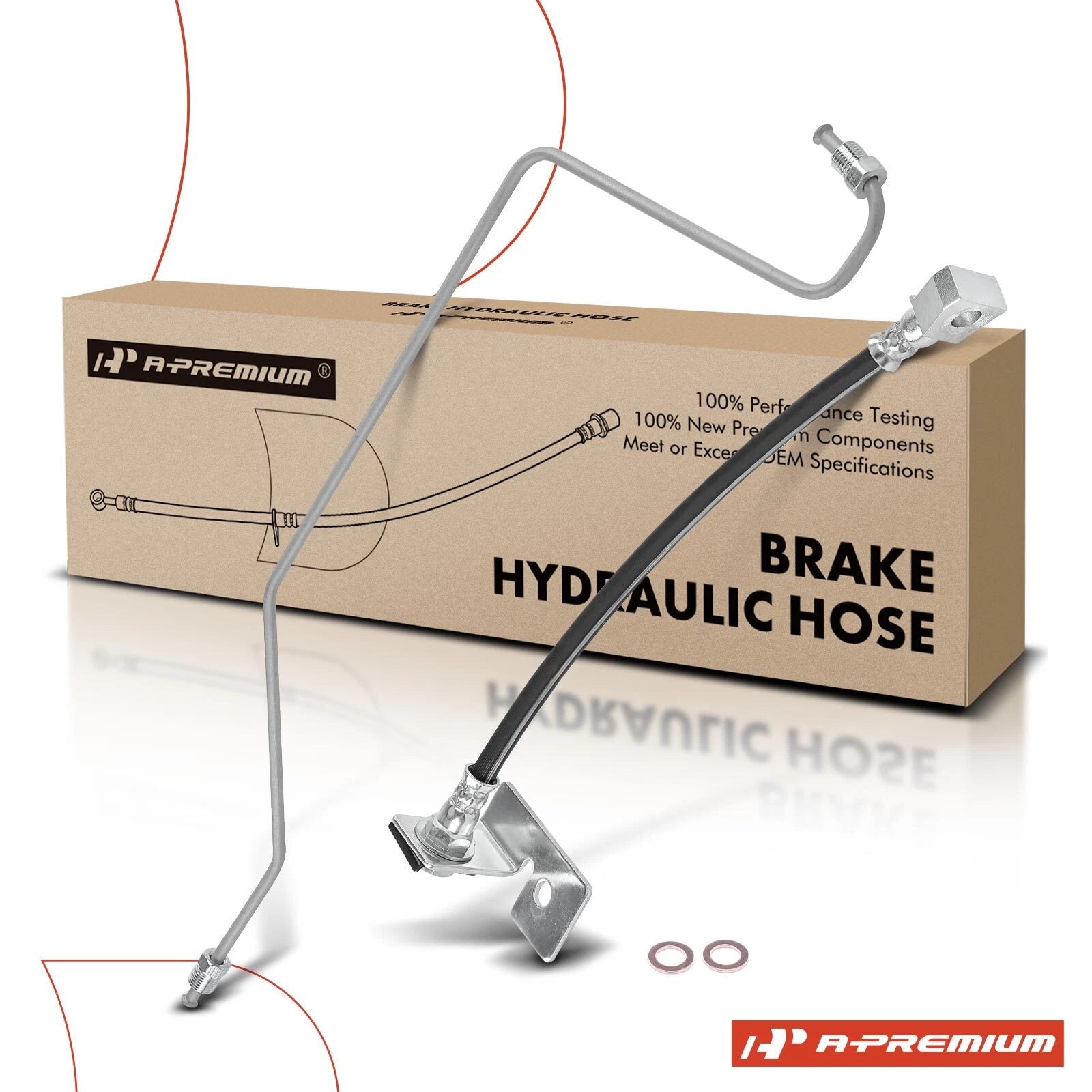 Rear Driver Brake Hydraulic Hose for Ford F-150 (1999–2003)