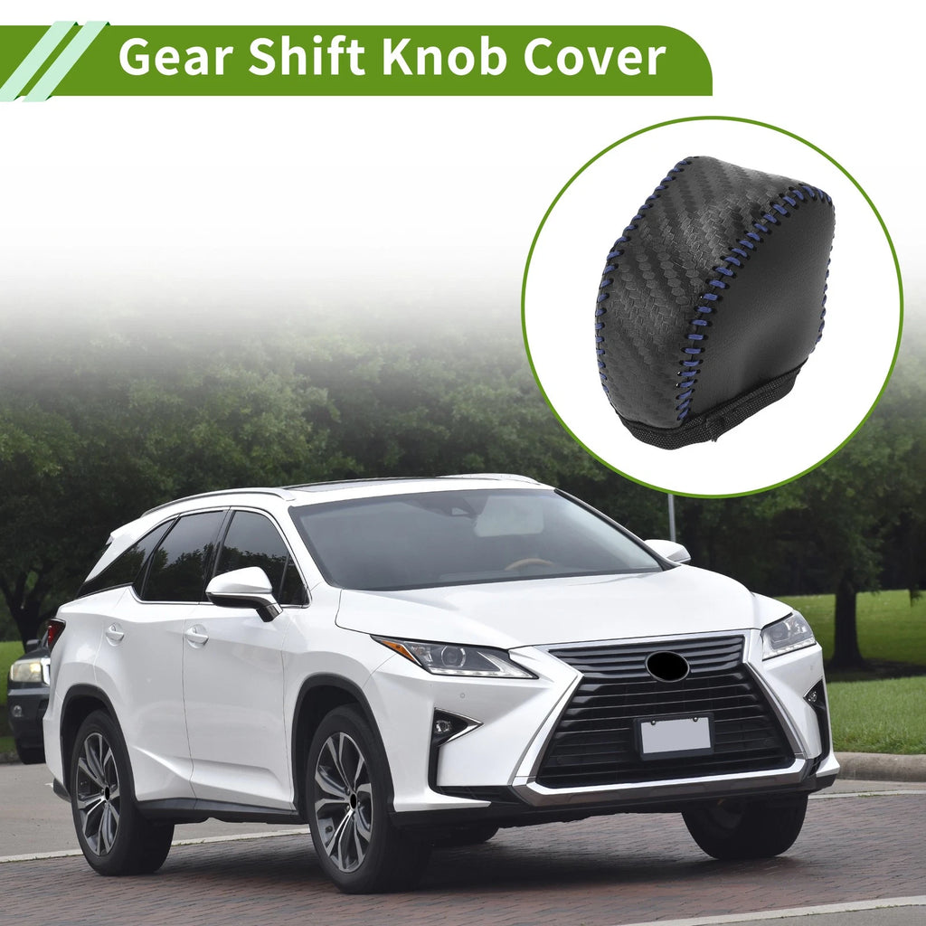 1 Pc Gear Shift Knob Cover for Lexus NX250 (2022–2023) Carbon Fiber Blue