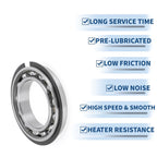 Deep Groove Ball Bearing 35x55x10mm for Scooter Skateboard (P0)